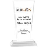 ODAK KUPA - Cam Plaketler - CM-041 A - 12x22 cm