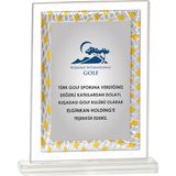 ODAK KUPA - Cam Plaketler - CM-044-M B - 18x21 cm