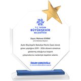 ODAK KUPA - Cam Plaketler - CM-059 B - 14x21 cm