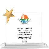 ODAK KUPA - Cam Plaketler - CM-075 A - 19X23 cm