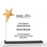 ODAK KUPA - Cam Plaketler - CM-075 C - 19X23 cm