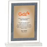 ODAK KUPA - Cam Plaketler - CM-083-M A - 18x21 cm