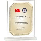 ODAK KUPA - Cam Plaketler - CM-084-M A - 18x21 cm