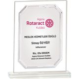 ODAK KUPA - Cam Plaketler - CM-084-M B - 18x21 cm