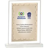 ODAK KUPA - Cam Plaketler - CM-087-M A - 18x21 cm