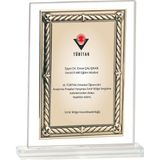 ODAK KUPA - Cam Plaketler - CM-089-M A - 18x21 cm