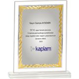 ODAK KUPA - Cam Plaketler - CM-090-M A - 18x21 cm