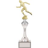 ODAK KUPA - Figürlü Kupalar - Atletizm Kadın Figürlü Kupalar FG-030 B - 36 cm