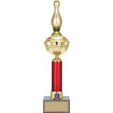 Odak Kupa - Figürlü Kupalar - Bowling / Pin Figürlü Kupalar Fg-053 A - 46 Cm