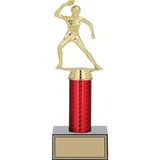 Odak Kupa - Figürlü Kupalar - Masa Tenisi Kadın Figürlü Kupalar Fg-004 A - 27 Cm