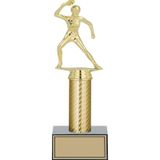 Odak Kupa - Figürlü Kupalar - Masa Tenisi Kadın Figürlü Kupalar Fg-007 B - 27 Cm