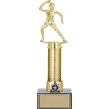 Odak Kupa - Figürlü Kupalar - Masa Tenisi Kadın Figürlü Kupalar Fg-008 B - 30 Cm