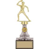 Odak Kupa - Figürlü Kupalar - Masa Tenisi Kadın Figürlü Kupalar Fg-010 B - 26 Cm