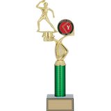 Odak Kupa - Figürlü Kupalar - Masa Tenisi Kadın Figürlü Kupalar Fg-018 A - 39 Cm