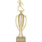 Odak Kupa - Figürlü Kupalar - Masa Tenisi Kadın Figürlü Kupalar Fg-026 A - 43 Cm