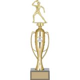 Odak Kupa - Figürlü Kupalar - Masa Tenisi Kadın Figürlü Kupalar Fg-026 C - 38 Cm