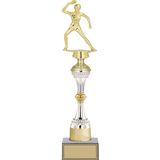 ODAK KUPA - Figürlü Kupalar - Masa Tenisi Kadın Figürlü Kupalar FG-032 B - 41 cm