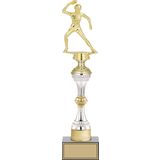 ODAK KUPA - Figürlü Kupalar - Masa Tenisi Kadın Figürlü Kupalar FG-032 C - 38 cm
