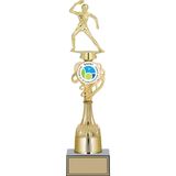 Odak Kupa - Figürlü Kupalar - Masa Tenisi Kadın Figürlü Kupalar Fg-033 B - 39 Cm
