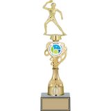 Odak Kupa - Figürlü Kupalar - Masa Tenisi Kadın Figürlü Kupalar Fg-033 C - 36 Cm
