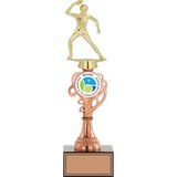 Odak Kupa - Figürlü Kupalar - Masa Tenisi Kadın Figürlü Kupalar Fg-034 C - 33 Cm