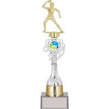 Odak Kupa - Figürlü Kupalar - Masa Tenisi Kadın Figürlü Kupalar Fg-036 B - 39 Cm