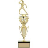 Odak Kupa - Figürlü Kupalar - Masa Tenisi Kadın Figürlü Kupalar Fg-044 C - 37 Cm