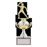 Odak Kupa - Figürlü Kupalar - Masa Tenisi Kadın Figürlü Kupalar Fg-046 C - 30 Cm