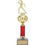 Odak Kupa - Figürlü Kupalar - Masa Tenisi Kadın Figürlü Kupalar Fg-053 B - 42 Cm