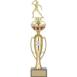 Odak Kupa - Figürlü Kupalar - Masa Tenisi Kadın Figürlü Kupalar Fg-073 C - 47 Cm