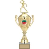 Odak Kupa - Figürlü Kupalar - Masa Tenisi Kadın Figürlü Kupalar Fg-080 C - 46 Cm