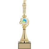 Odak Kupa - Figürlü Kupalar - Mezuniyet Kadın Figürlü Kupalar Fg-034 A - 38 Cm