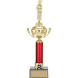 Odak Kupa - Figürlü Kupalar - Mezuniyet Kadın Figürlü Kupalar Fg-054 A - 46 Cm