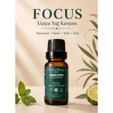 Odaklanma (Focus) Uçucu Yağ Karışımı – 10 Ml | Bergamot, Nane Ve Nioli Yağları