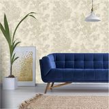 Odalarınızı Şık ve Sade Gösterecek Yaprak Desenli Duvar Kağıdı | TROPICANO, 9907-1, Beyaz, Kağıt Taban, Vinil kaplı, Silinebilir yüzey / 1.06x15.6 m - 16.5 m², Yüksek Kalite