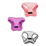 Odavar Popiço, Kedi, Köpek, Gezdirme, Göğüs Tasması, Tasma, (3 Adet) (Dişi (Pembe, Lila, Gri), XXL)
