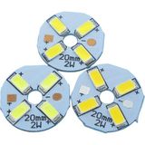 Oddity 20 Adet 5730 SMD LED Modül 2W 20mm Alüminyum PCB Beyaz Işık Downlight Tamir Gün Işığı