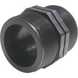 Oddity Techno Plastic Technoplastic 2.5" x 2.5" Dişli Nipel – Erkek Erkek Bağlantı Parçası – Tarım, Bahçe Sulama, Su Tesisatı Uyumlu