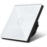 Oddity Tekli Dokunmatik Işık Anahtarı Beyaz Cam Panel Nötrsüz 1 Way Akıllı Elektrik Anahtarı SK-A801-01