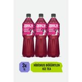 ODDLY Hibiskus & Böğürtlen 3x1 Litre Kalorisiz Soğuk Çay Şeker İlavesiz Ferahlatıcı İçecek