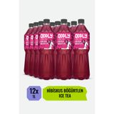 ODDLY Hibiskus & Böğürtlen Iceıce Tea - 0grker ve Kalorisiz 12X1 Litre Soğuk Çay