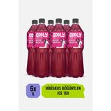 ODDLY Hibiskus & Böğürtlen Iceıce Tea - 0grker ve Kalorisiz 6x1 Litre Soğuk Çay