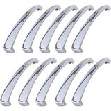 Odea 10 Adet Motif Mobilya Mutfak Dolabı Çekmece Dolap Kapak Kulpları Kulbu Krom 96 mm 9.6 cm Metal Kulp - 00-Siyah - Beyaz