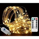 Odea 10 Metre Sarı 100 LED Işıklar Peri Işıkları 8 Mod Rgb Işıkları USB Sarı Renkli Işık Peri Dize Işıkları Tel Fonksiyonlu Süsleme Ince Telli Aydınlatmalı Şerit LED Yılbaşı Işık Yılbaşı Süsü [sınıfı A+]