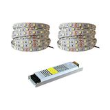 Odea 10 Metre Şerit LED Beyaz Renk + 12V 10 Amper 120 Watt LED Trafo - 3 Dirençli Double Pcb - Oturma Odası, Yatak Odası ve Mutfak Için Gizli Aydınlatma [enerji Sınıfı F]