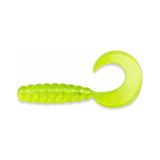 Odea 13CM 16G Kıvrık Kuyruk Silikon Yem | Uzak Atış Fosforlu Uv Simli Grub | Derin Su ve Gece Avı Yüksek Titreşimli Levrek Lüfer Sahtesi - 001-Renkli