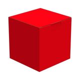 Odea 15X15X15-25 Adet - Kırmızı Kilitli E Ticaret Karton Kargo Kutusu (Ofset Red Chrome) - 41 Delft Blue