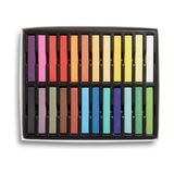Odea 24 Renkli Soft Toz Pastel Boya Seti - 0-Koyu Mavi
