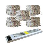 Odea 25 Metre Şerit LED Beyaz Renk + 12V 33 Amper 400 Watt LED Trafo - 3 Dirençli Double Pcb - Oturma Odası, Yatak Odası ve Mutfak Için Gizli Aydınlatma [enerji Sınıfı F]
