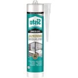 Odea 280ML Beyaz Silikon Mastik, Çok Amaçlı Güçlü Yapıştırıcı, Solventsiz Yapı Elemanları Için - Ahşap